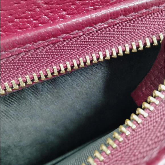 RARE! Gucci x Doraemon Collaboration Compact Wallet Brown GG Logo Red Zip Pocket - Picture 6 of 9